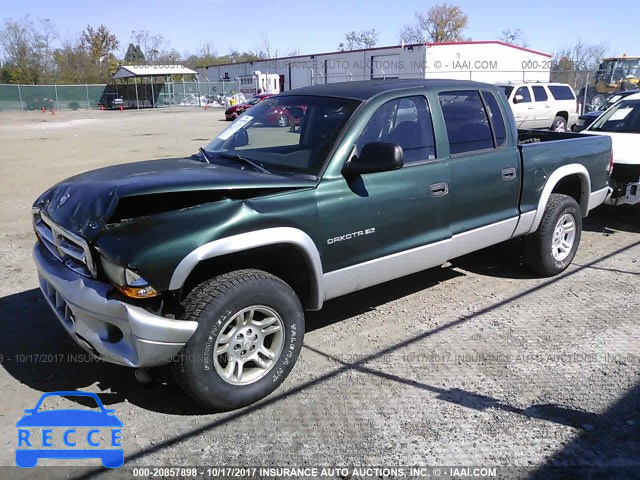 2002 Dodge Dakota QUAD SLT 1B7HG48N82S645900 image 1