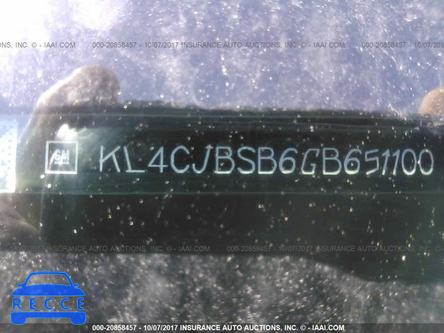 2016 Buick Encore CONVENIENCE KL4CJBSB6GB651100 image 8