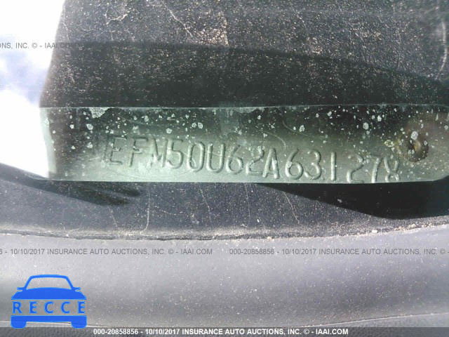 2002 Mercury Sable 1MEFM50U62A631278 зображення 8