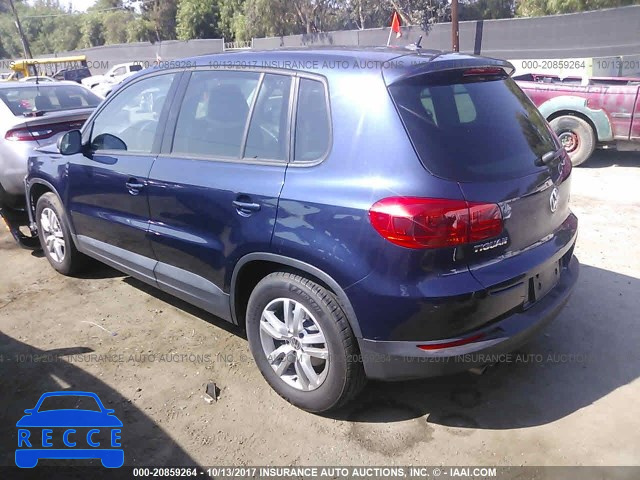 2012 VOLKSWAGEN TIGUAN S/SE/SEL WVGAV7AX3CW542409 зображення 2