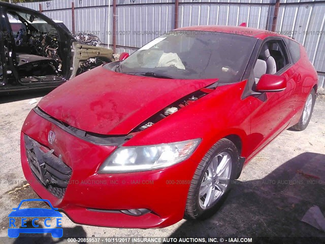2011 Honda CR-Z EX JHMZF1D64BS005248 image 1