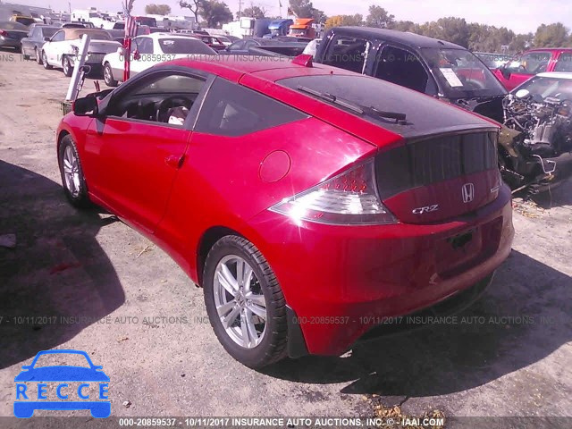 2011 Honda CR-Z EX JHMZF1D64BS005248 image 2