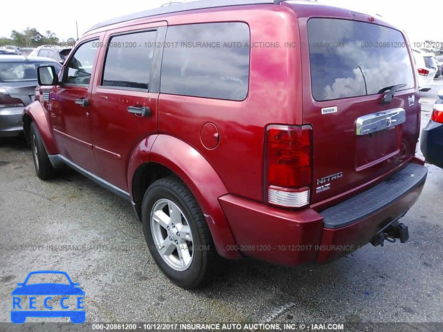 2008 DODGE NITRO SLT 1D8GT58KX8W127731 зображення 2