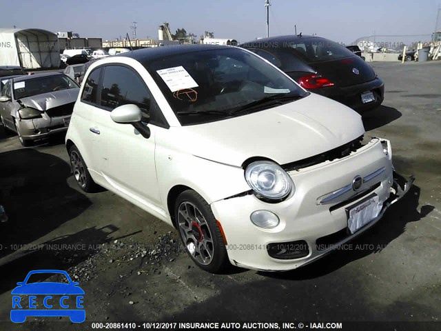 2012 Fiat 500 SPORT 3C3CFFBR8CT127505 зображення 0