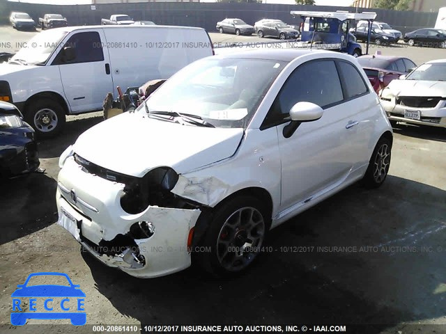2012 Fiat 500 SPORT 3C3CFFBR8CT127505 зображення 1