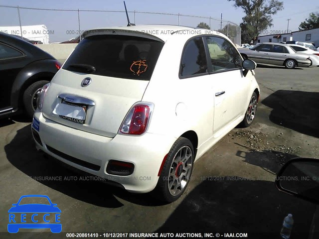 2012 Fiat 500 SPORT 3C3CFFBR8CT127505 зображення 3
