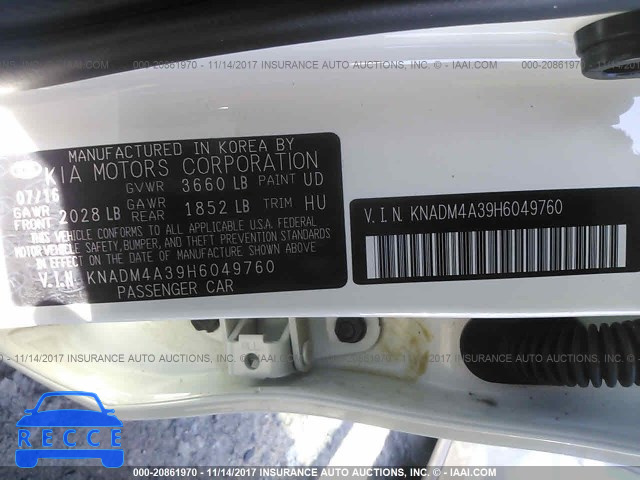 2017 KIA RIO LX KNADM4A39H6049760 image 8