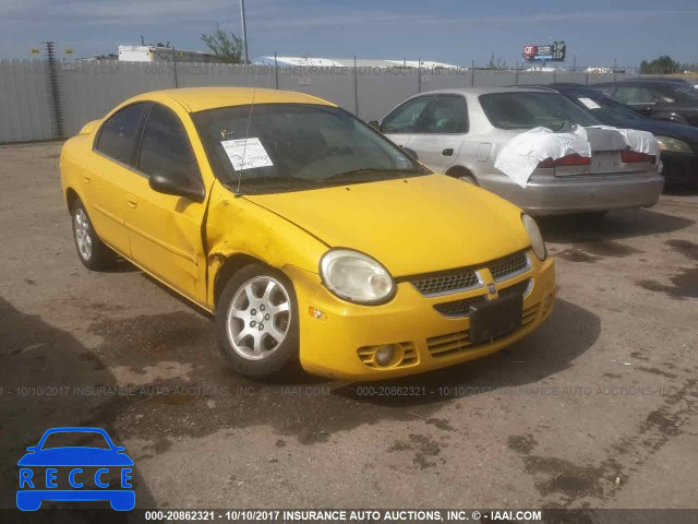 2004 Dodge Neon 1B3ES56C54D505496 image 0