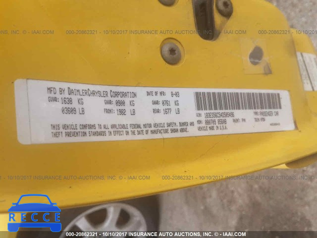 2004 Dodge Neon 1B3ES56C54D505496 image 8