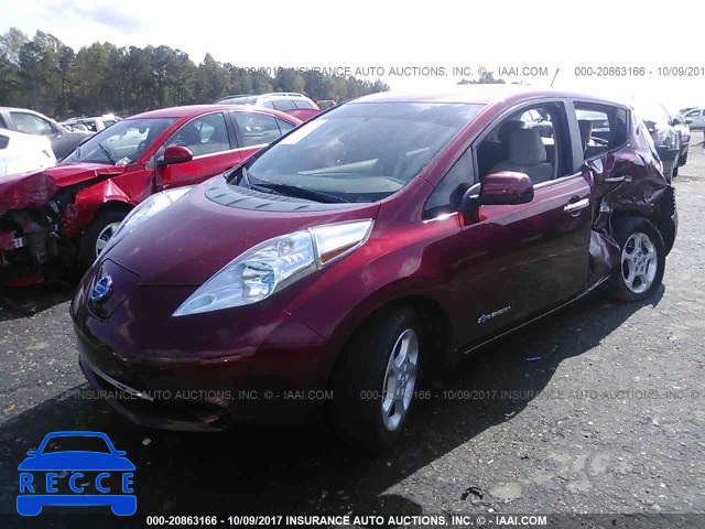 2013 Nissan Leaf S/SV/SL 1N4AZ0CP5DC421841 Bild 1