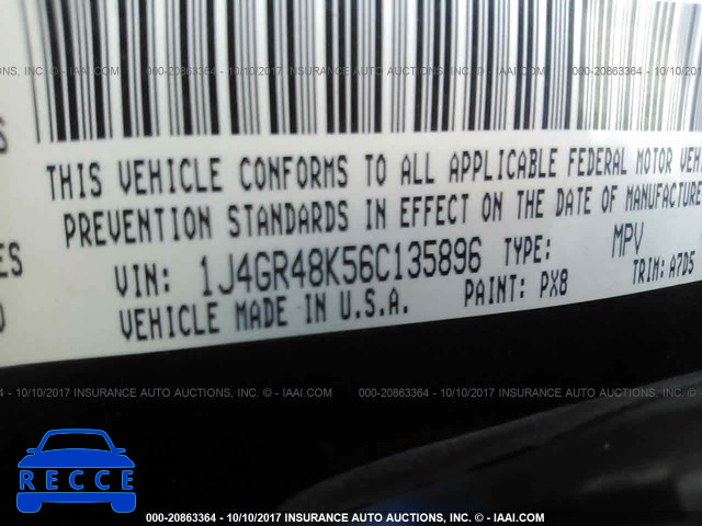 2006 Jeep Grand Cherokee 1J4GR48K56C135896 image 8