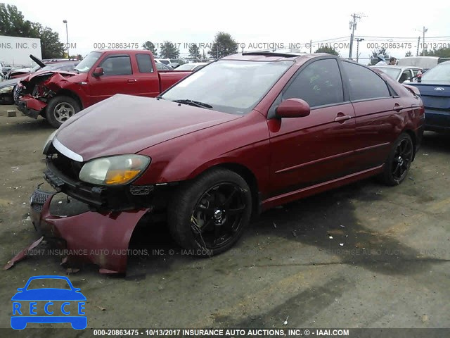 2008 KIA SPECTRA KNAFE121685019767 image 1