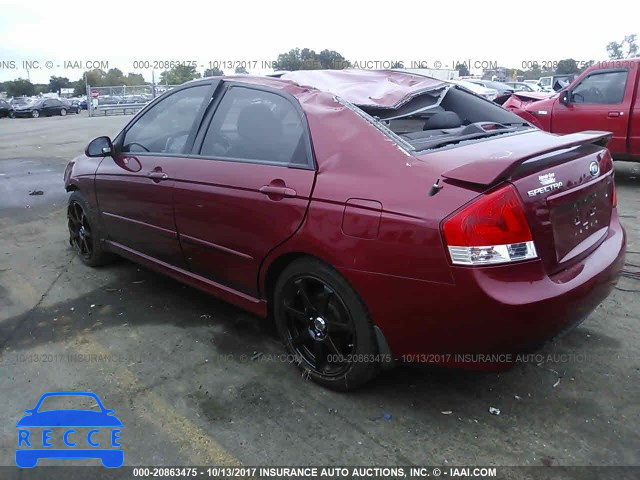 2008 KIA SPECTRA KNAFE121685019767 image 2