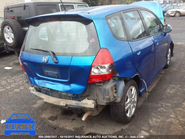 2008 Honda FIT SPORT JHMGD38608S074143 image 3