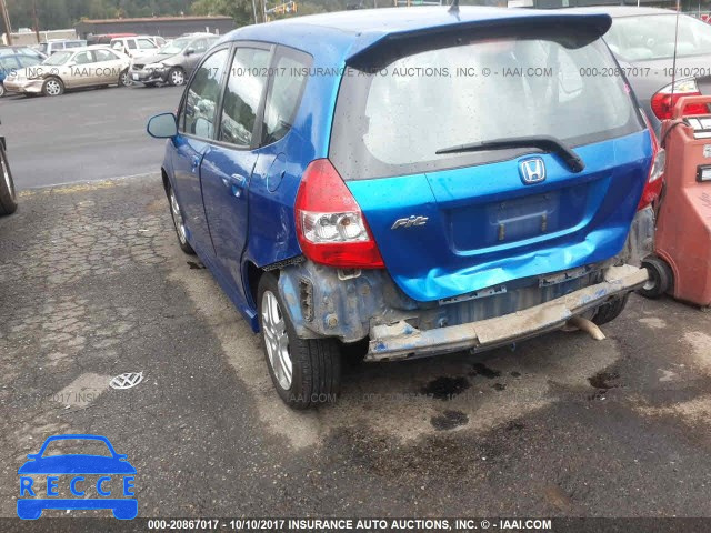 2008 Honda FIT SPORT JHMGD38608S074143 image 5