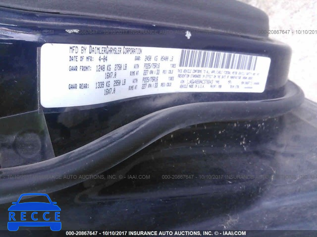 2004 Jeep Grand Cherokee 1J4GW48S04C376643 image 8