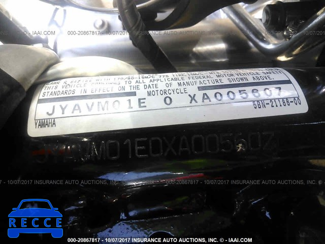 1999 Yamaha XVS65 A JYAVM01E0XA005607 зображення 9