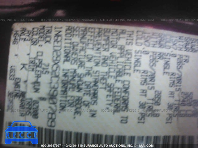 2002 Nissan Frontier 1N6ED29X52C390789 image 8