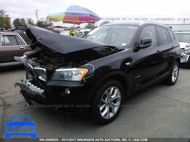 2011 BMW X3 5UXWX7C54BL734825 image 1