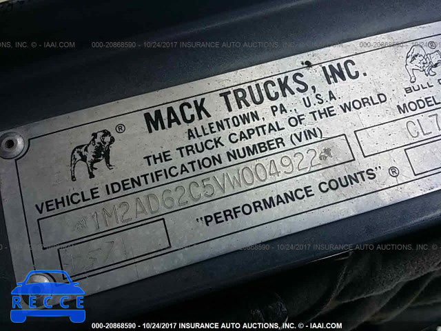 1997 MACK 700 CL700 1M2AD62C5VW004922 image 9
