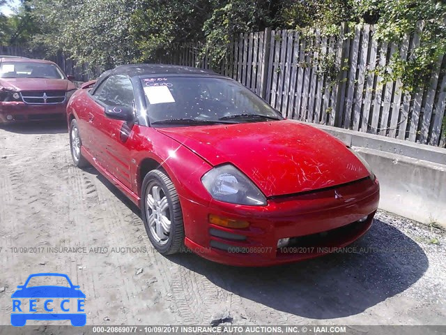 2001 Mitsubishi Eclipse SPYDER GT 4A3AE85H91E049217 Bild 0