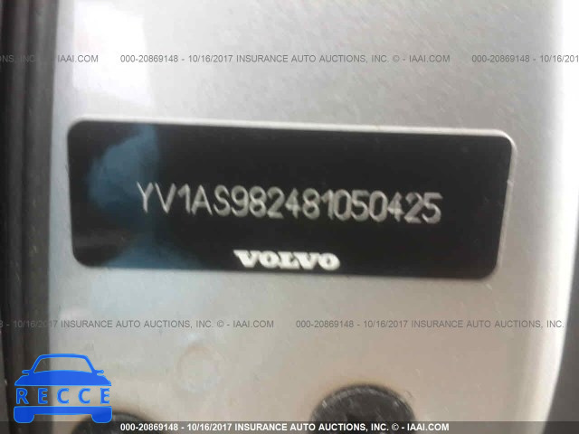 2008 Volvo S80 3.2 YV1AS982481050425 зображення 8