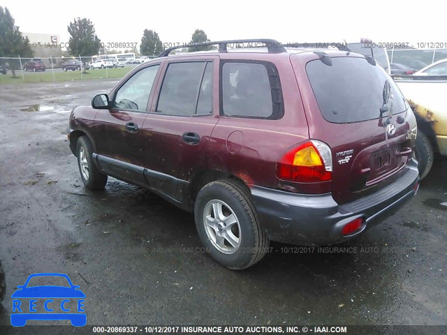 2001 Hyundai Santa Fe KM8SB82B41U021293 image 2