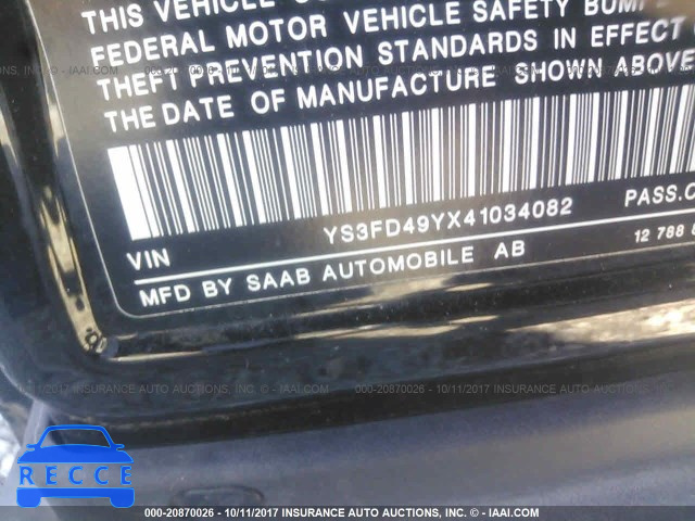 2004 Saab 9-3 ARC YS3FD49YX41034082 image 8