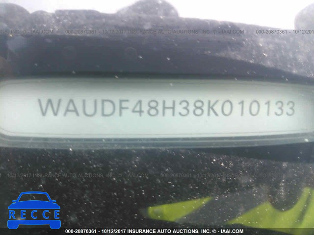 2008 Audi A4 WAUDF48H38K010133 зображення 8