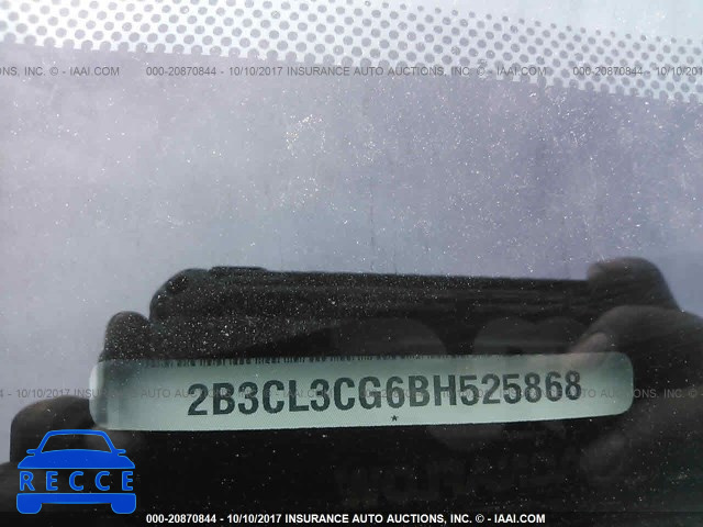 2011 Dodge Charger 2B3CL3CG6BH525868 зображення 8