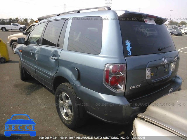 2007 Honda Pilot EXL 2HKYF18587H528129 image 2