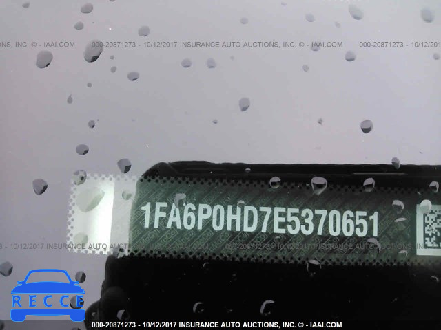2014 Ford Fusion SE 1FA6P0HD7E5370651 image 8