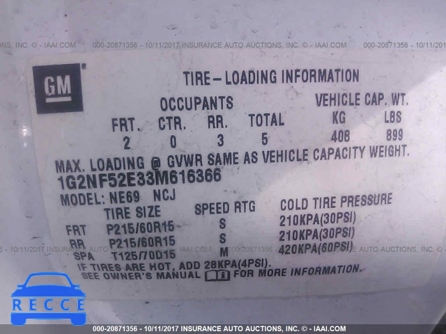 2003 Pontiac Grand Am SE1 1G2NF52E33M616366 image 8