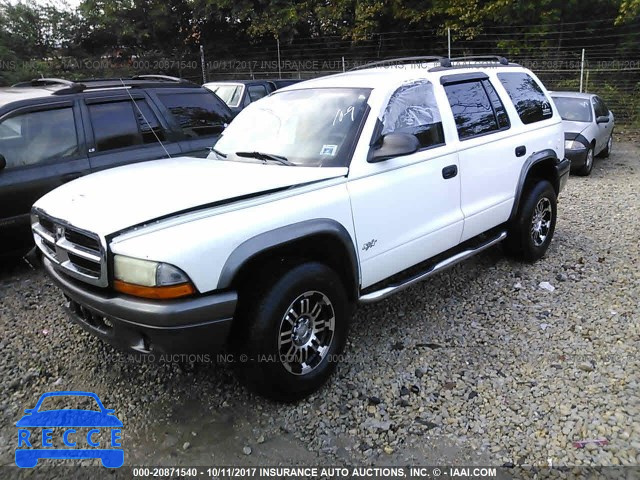 2002 Dodge Durango SPORT/SXT 1B4HS38N62F126245 зображення 1
