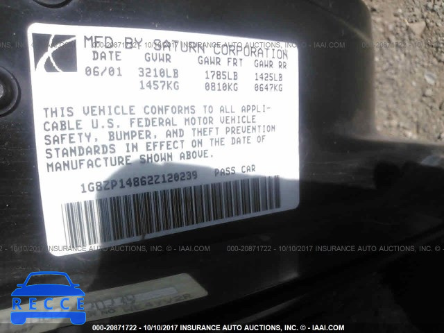 2002 Saturn SC1 1G8ZP14862Z120239 Bild 8