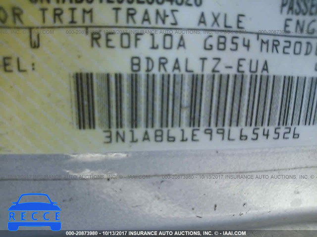 2009 Nissan Sentra 3N1AB61E99L654526 image 8