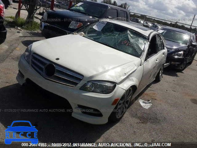 2011 Mercedes-benz C 300 WDDGF5EB5BA520346 image 1