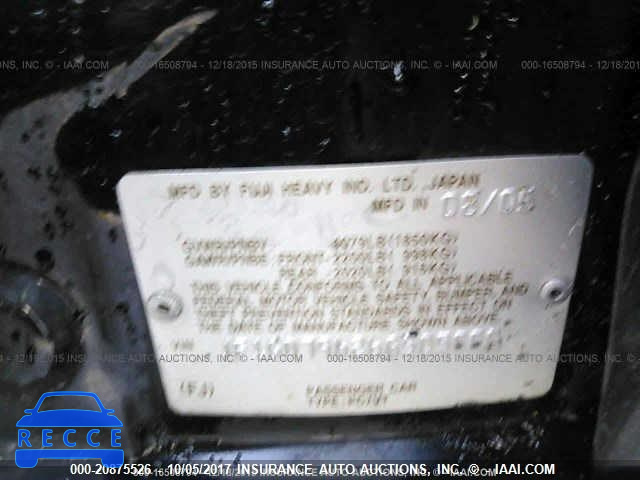 2006 Subaru Impreza WRX/LIMITED JF1GD79626G505000 image 8