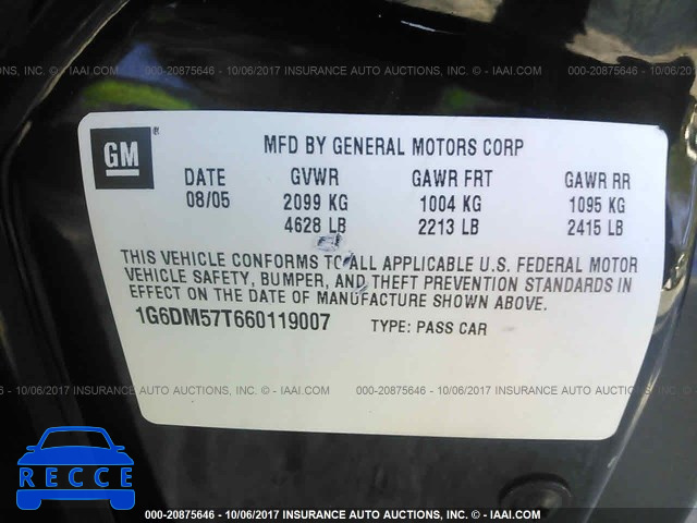 2006 Cadillac CTS 1G6DM57T660119007 image 8