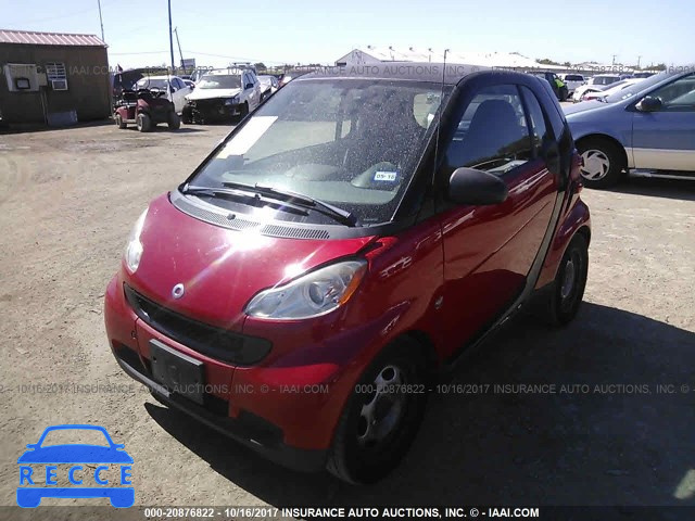 2009 Smart Fortwo PURE/PASSION WMEEJ31X39K312462 зображення 1