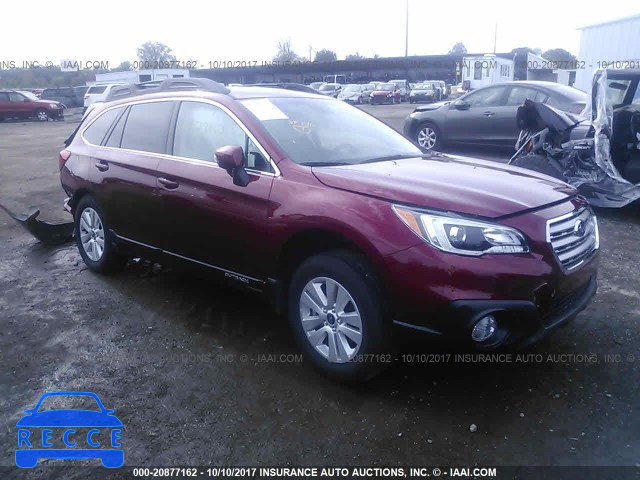 2017 SUBARU OUTBACK 2.5I PREMIUM 4S4BSAHC0H3337832 зображення 0