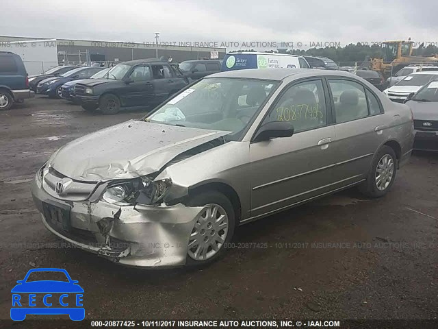 2005 Honda Civic 2HGES16565H525870 зображення 1