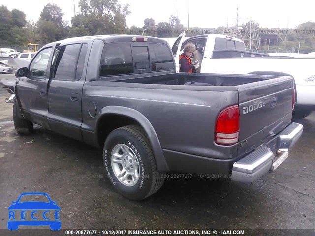 2002 DODGE DAKOTA QUAD SLT 1B7HL48X52S724860 image 2