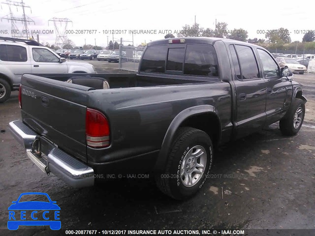 2002 DODGE DAKOTA QUAD SLT 1B7HL48X52S724860 image 3