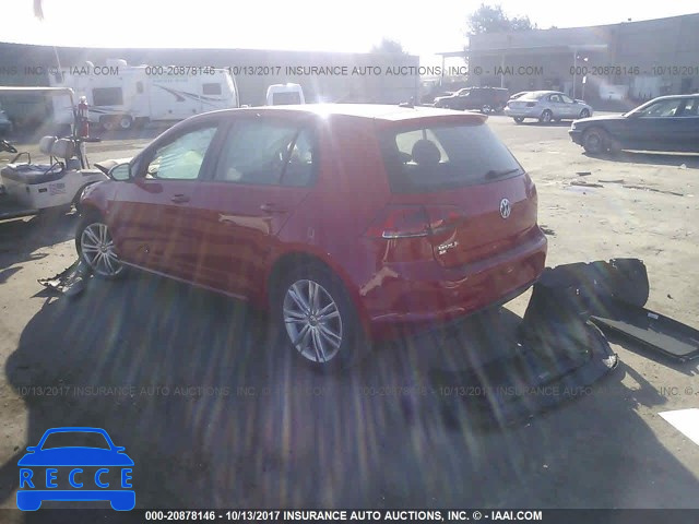 2016 Volkswagen Golf S/SE/SEL 3VW217AU6GM035632 image 2