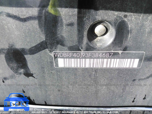 2003 Mercedes-benz C 230K SPORT SEDAN WDBRF40J93F384687 image 8