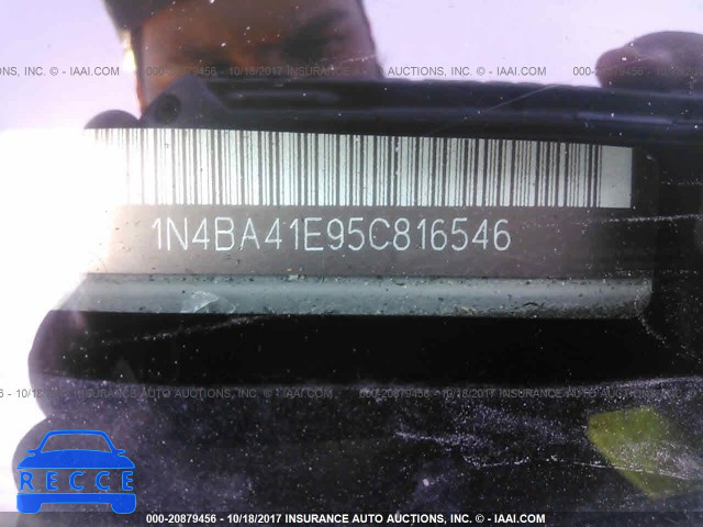2005 Nissan Maxima SE/SL 1N4BA41E95C816546 image 8