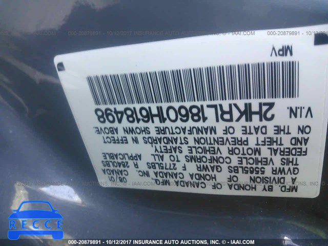 2001 Honda Odyssey 2HKRL18601H618498 image 8
