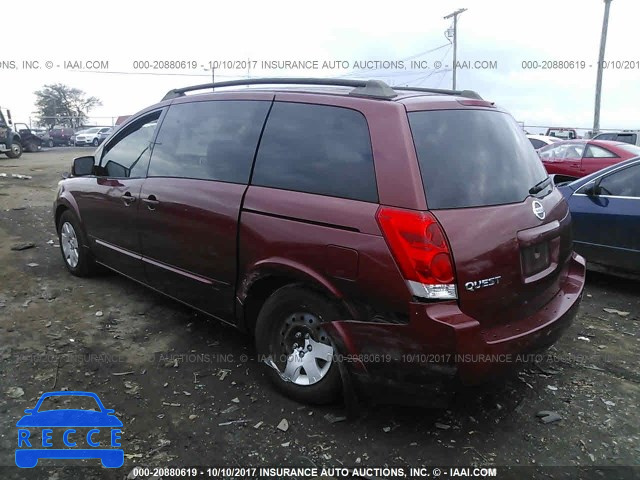 2006 NISSAN QUEST 5N1BV28U26N116787 зображення 2