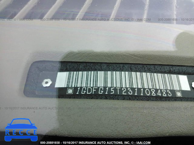 2003 GMC Savana 1GDFG15T231108483 image 8